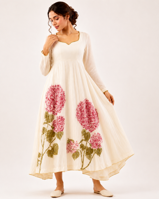 Blush Bloom Cotton Dress