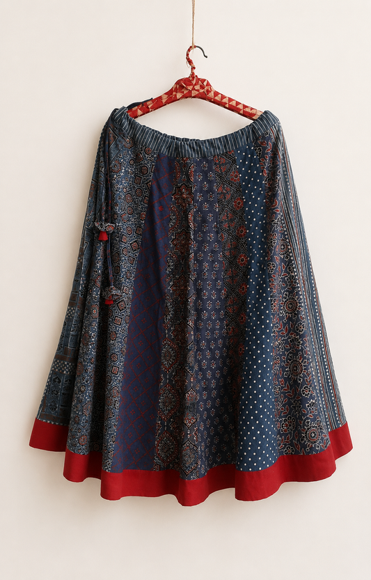 Ajrakh Print Skirt